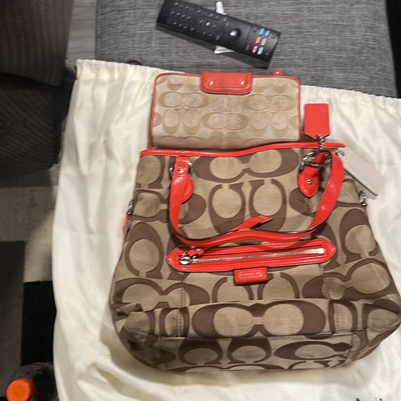 Coach purse and wallet combination. Wallet has been used and some wear and tear. - Picture 2 of 4